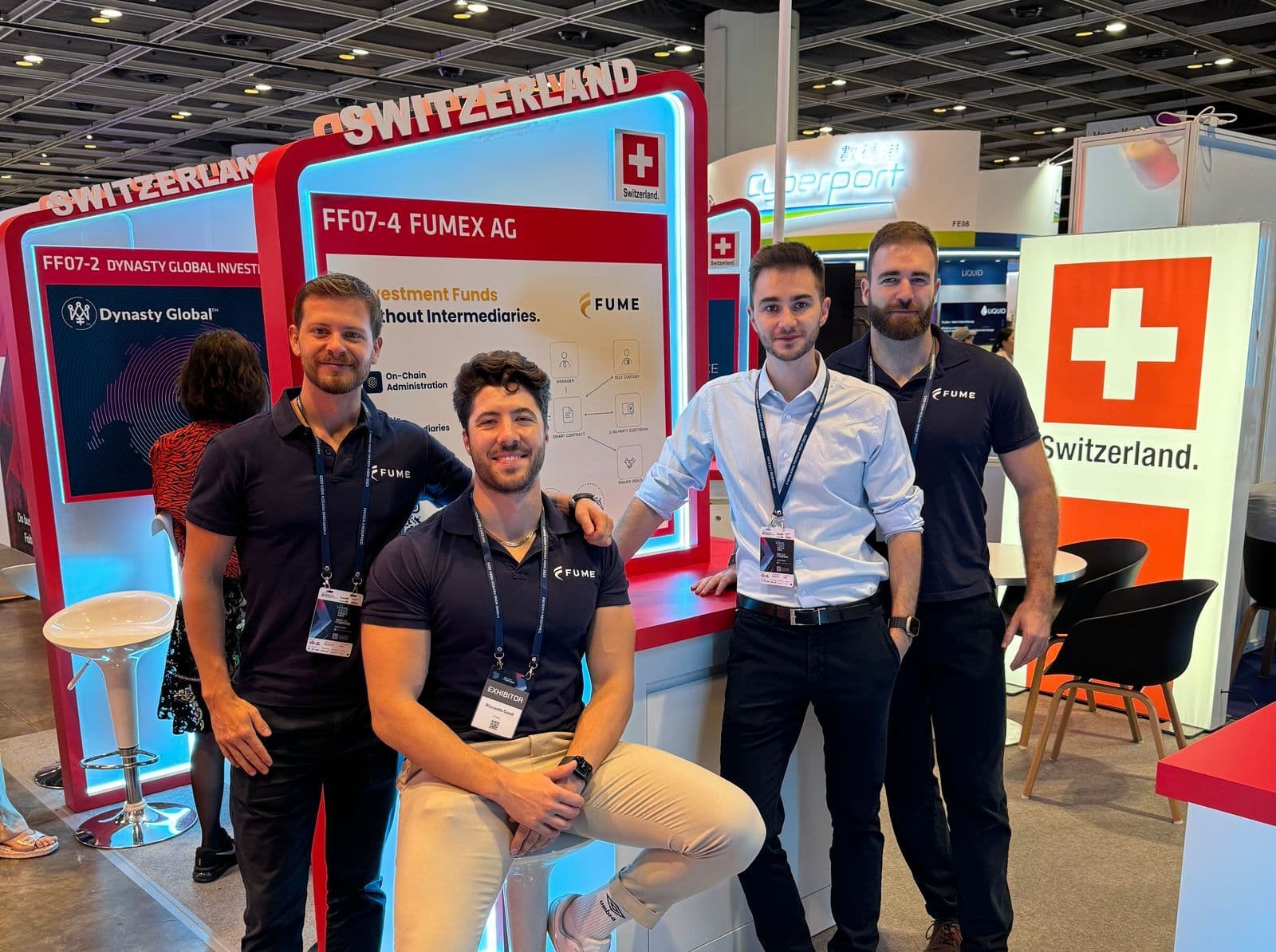 Founding team at the HKFT Conference 2023