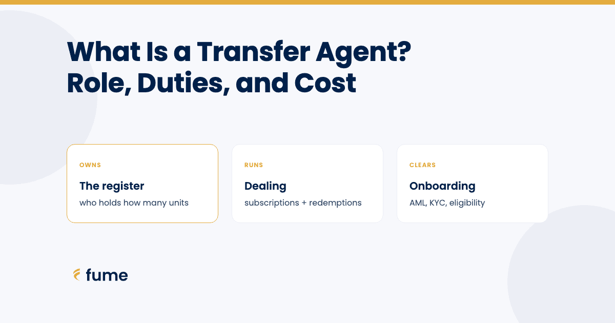 What Is a Transfer Agent? Role, Duties, and Cost